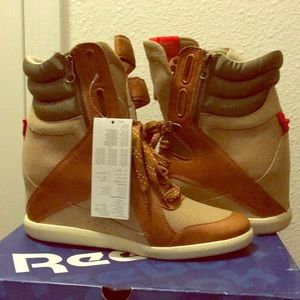 Alicia Keys wedge Reebok sneaker